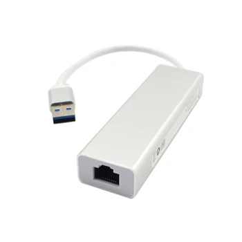 

USB3.0 Network Card + USB3.0 Port Hub Gigabit Ethernet Adapter to RJ45 Lan For Windows XP 7 8/Mac OS XXM8 hot