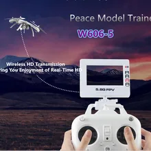 Мир модели тренер w606-5 professioal Радиоуправляемый Дрон 6 оси гироскопа 5,8g FPV 2.0MP HD Камера удаленного Управление Quadcopter в Q333-A