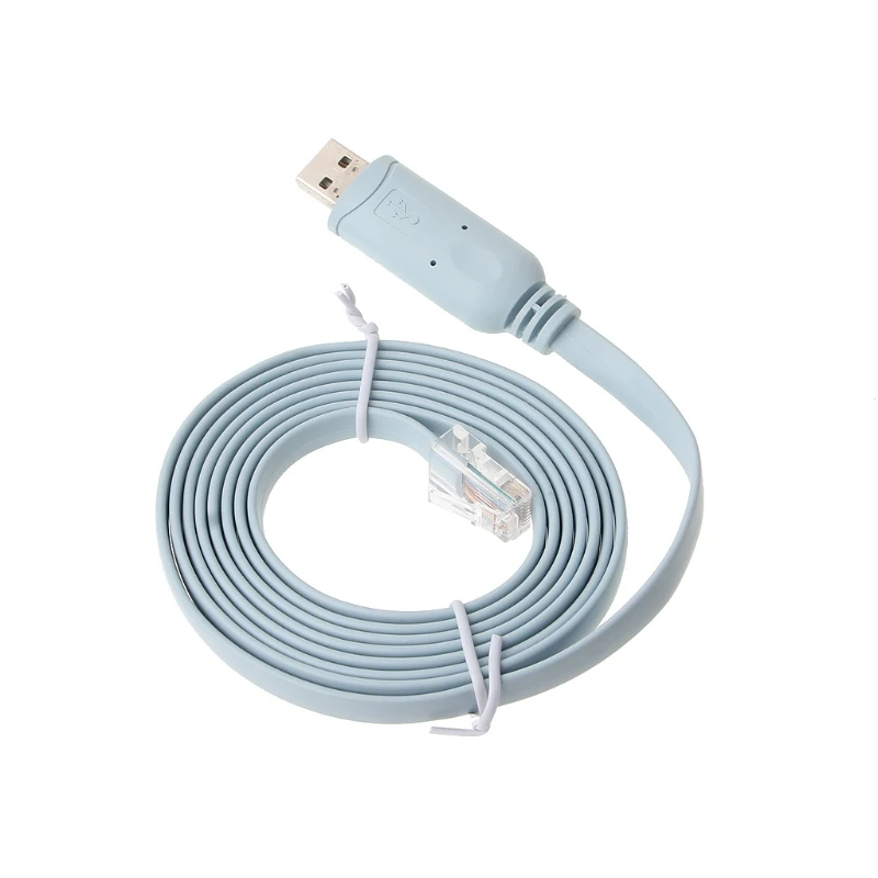 JINSHENGDA USB 2,0 для RJ45 RS232 последовательный консольный кабель синий для Cisco розетка Интернета