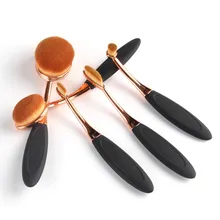 5 Pcs Cosmetic Oval Toothbrush Blush High Qality Powder Foundation Beauty Eyeshadow Makeup Brushes Accessories Set Kit