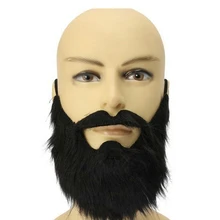 Gorgeous False beard Moustache props Masquerade Halloween New Year Christmas Party mask decoration boda