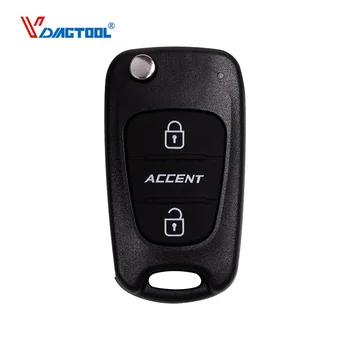 

VDIAGTOOL Modified Flip Folding Remote Key 3 Buttons Folding Flip Car Key Blanks Fob for Hyundai Accent remote key shell
