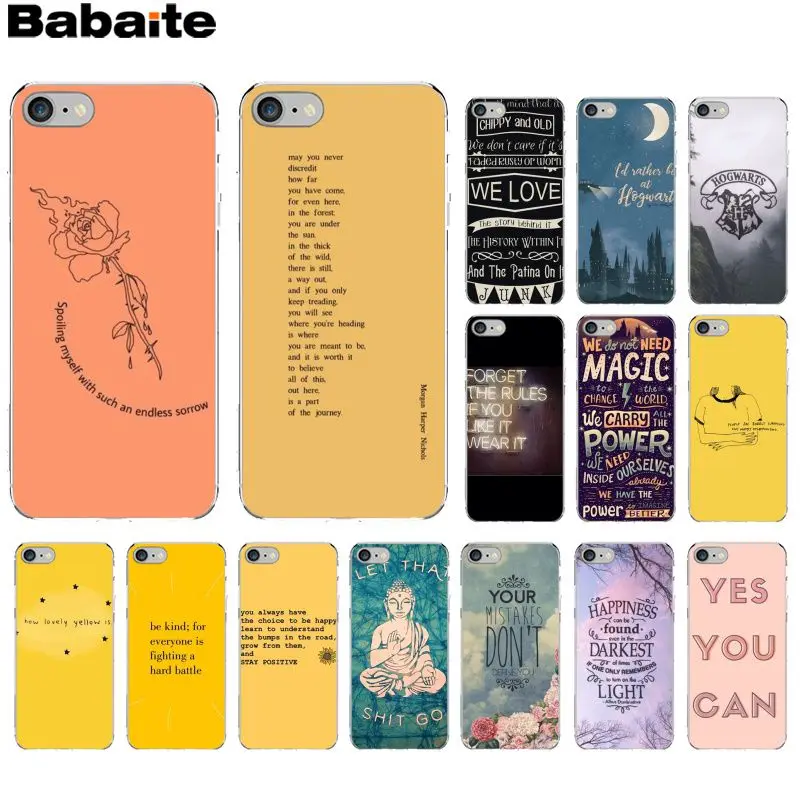 

Babaite Text Transparent Soft Shell Phone Cover for Apple iPhone 8 7 6 6S Plus X XS MAX 5 5S SE XR Cover for dota