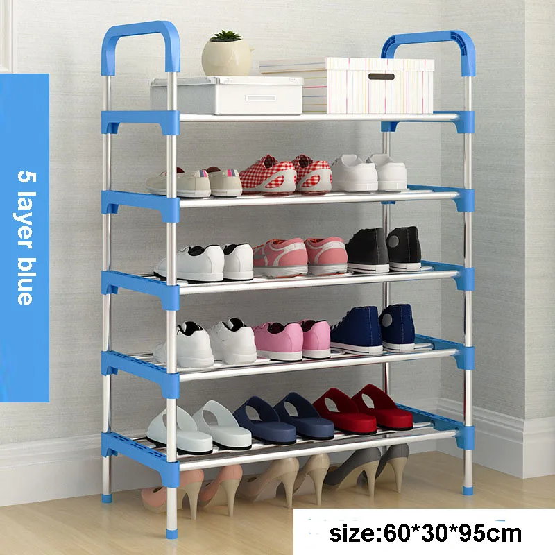 Shoe Rack Easy Assembly Plastic Multiple layers Shoes Shelf Storage Organizer Stand Shoe cabinet Fashion living room furniture
