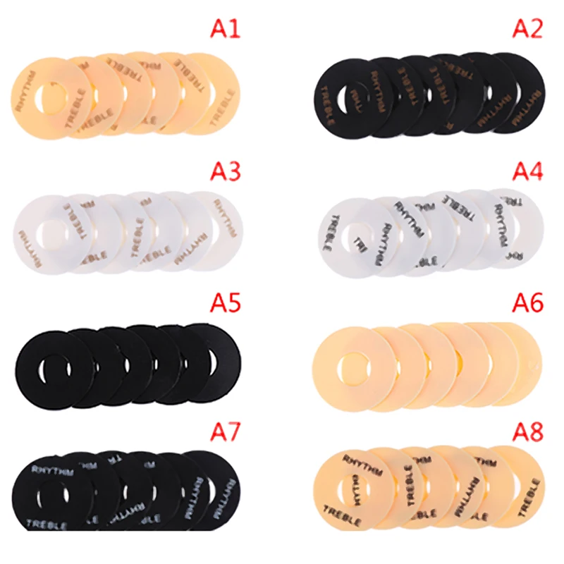

6pcs/lot Guitar Toggle Switch Plate Rhythm Treble Washer Ring For Electric Guitar