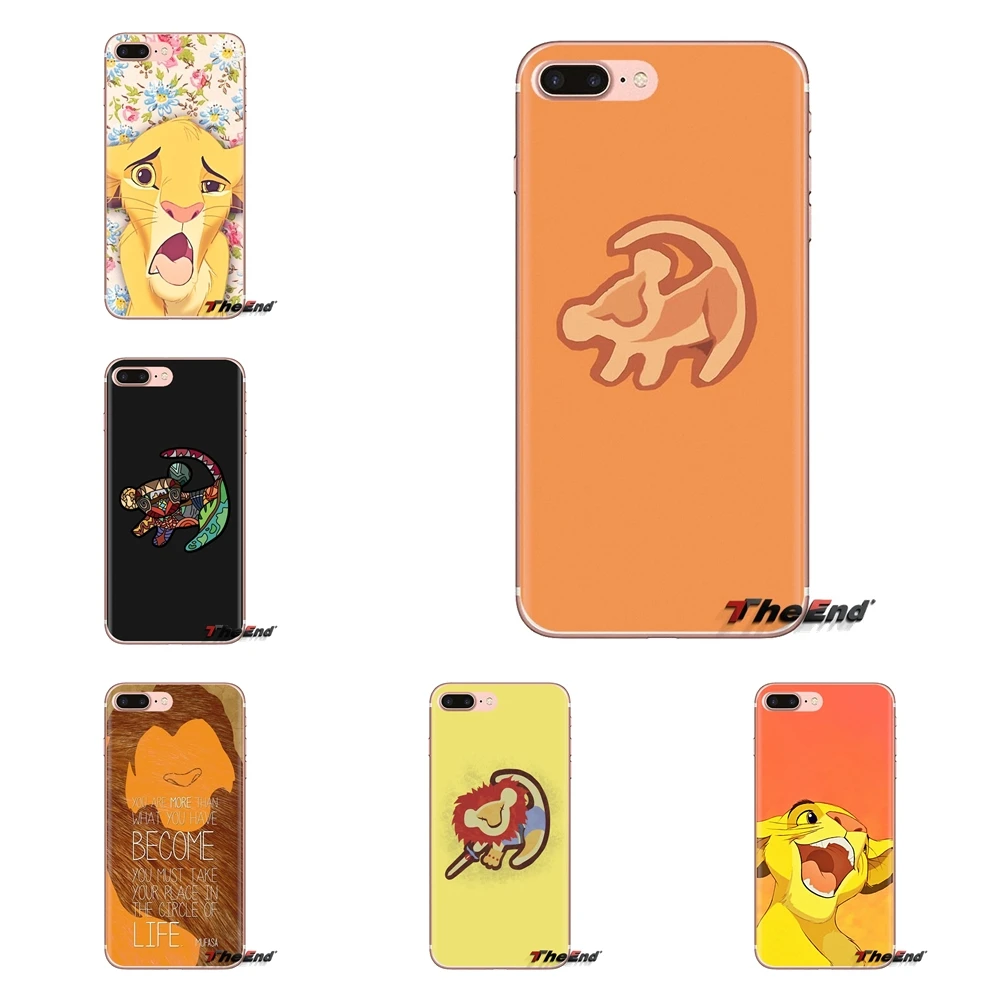 Simba Funny Face Lion King цветочный чехол для LG G3 G4 Mini G5 G6 G7 Q6 Q7 Q8 Q9 V10 V20 V30 X Power 2 3 K10 K4 K8 2017