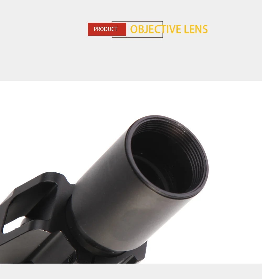 1.5 4x30 tratical caça riflescope rgb iluminado