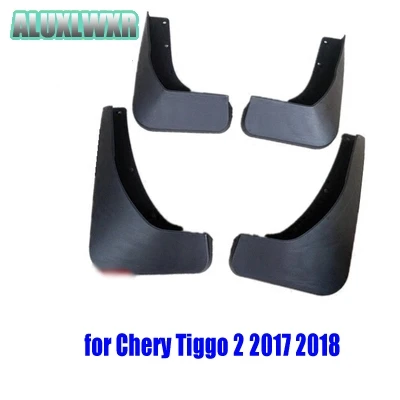  Set Molded Car Mud Flaps For Chery Tiggo 2 2017 2018 Mudflaps Splash Guards Mud Flap Front Rear Mud