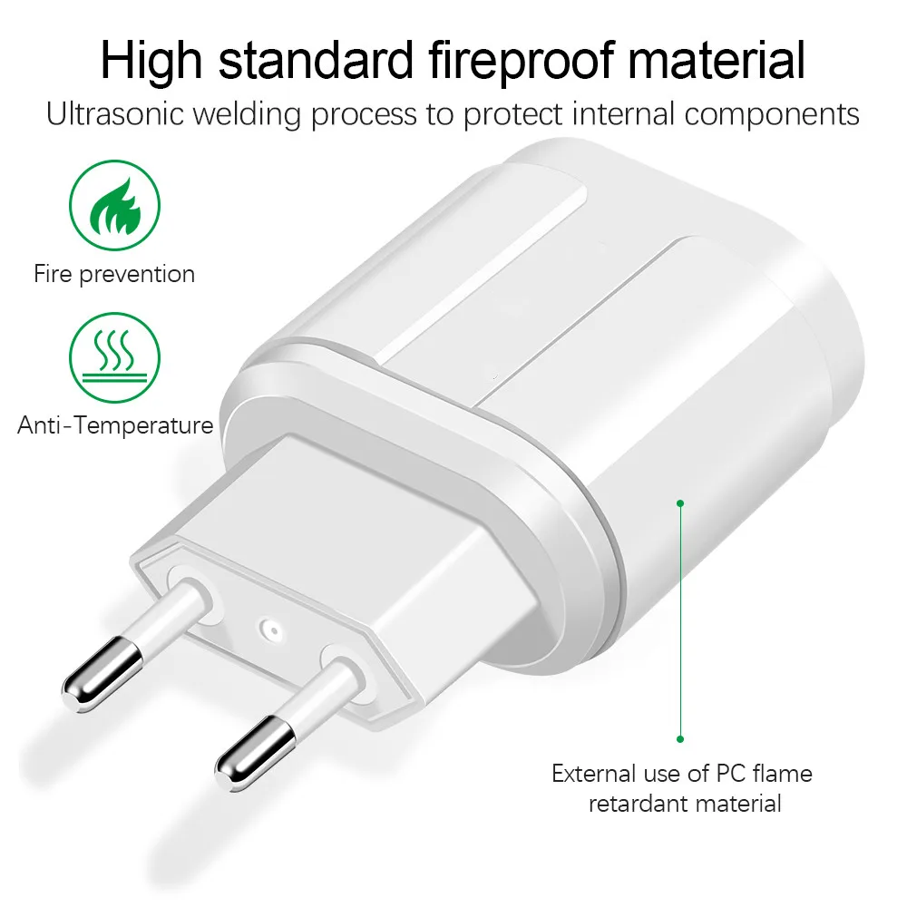 Быстрая зарядка 3 0 USB зарядное устройство 5 В А EU 24 Вт мобильный телефон для iphone