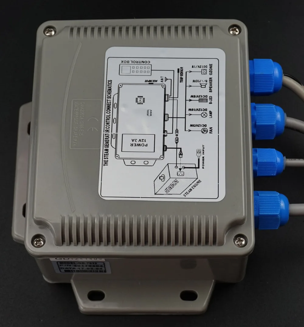 Полный набор паровой контроллер для душевой с 3KW 110 V паровой GD-7012