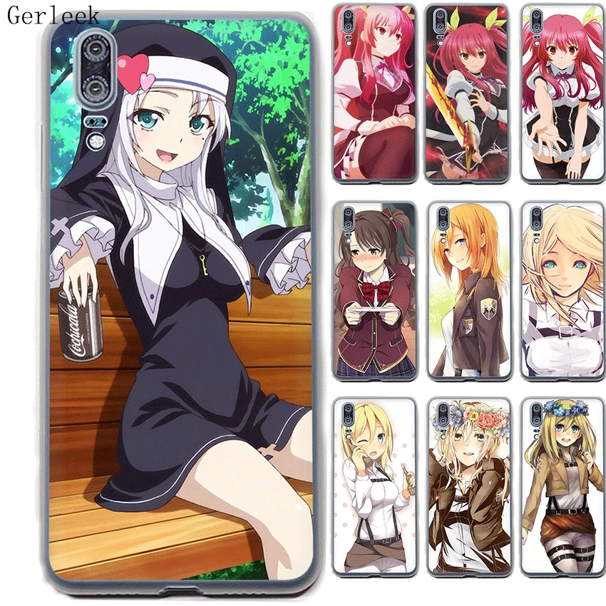 Чехол Desxz Sweet Anime для Huawei Honor 6A 6C 7A Pro 7C 7X 8X 9 10 Lite Note 8C Play Cover Shell | Мобильные телефоны и