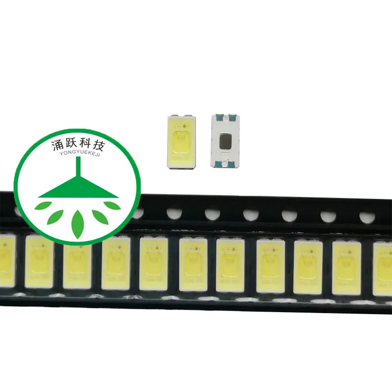 100 шт./партия, высокое качество, новый smd led 5630ld 3 v 150ma 0,5 w, лампа, бусины, холодный белый для ремонта, светодиодная подсветка ЖК-телевизора