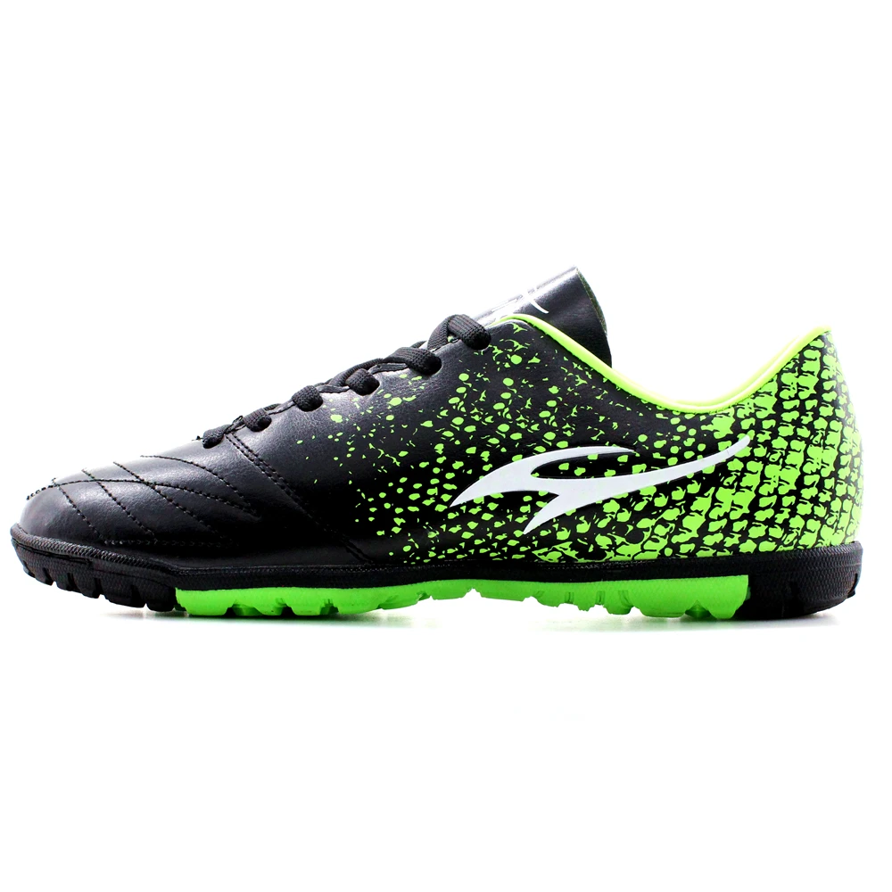 Comprar Maultby hombres verde Negro TF territorio único tacos al aire libre botas de fútbol, zapatos de fútbol tacos # STF3006B