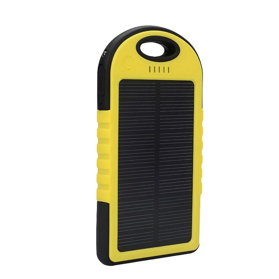 Centechia, водонепроницаемый Солнечный внешний аккумулятор, 12000 мА/ч, двойной USB внешний порт, полимерный аккумулятор, зарядное устройство, светильник для улицы - Цвет: black and yellow