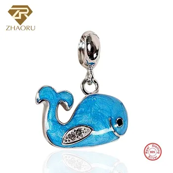 

Zhaoru 925 Sterling Silver Red Enamal Pendant Charm Pendant Fit Bracelet & Bangle & Necklace Fashion Jewelry DIY Cute Charm