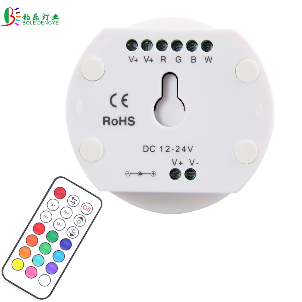 

21Key RF Remote Wifi RGB/WW/CW LED Controller 16Million Colors Smartphone Control Music Timer Dimmer Wifi Led Strip Controller