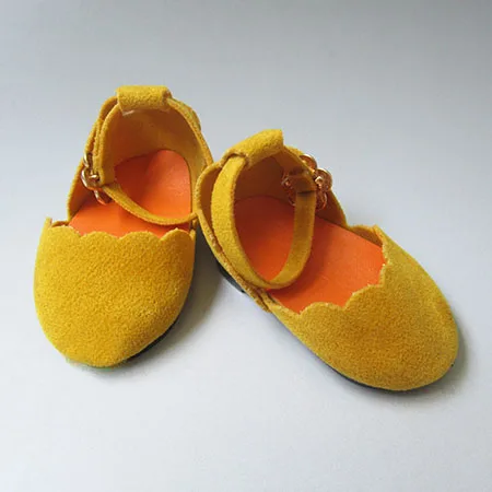 Модная детская обувь; остроносые туфли для куклы 45 см; американские куклы и аксессуары для новорожденных - Цвет: mgj01 yellow