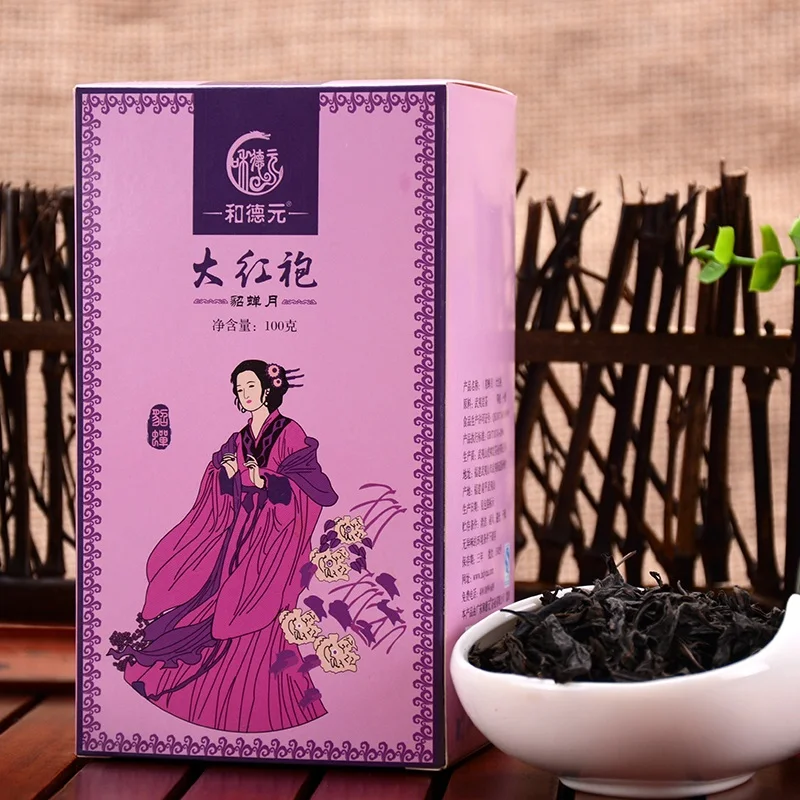 100 г Te улун Да Хун Пао Китайский Зеленый Чай для Похудения Красный Dahongpao Сжигания