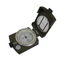 4508 Army green color American Multifunctional hike camp climbing Luminous handheld compass with ruler level outdoor car compass