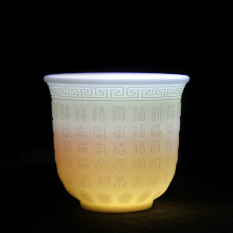 Новый год 1 шт Ретро Одиночная чашка керамическая/фиолетовая глина Tureen чайная