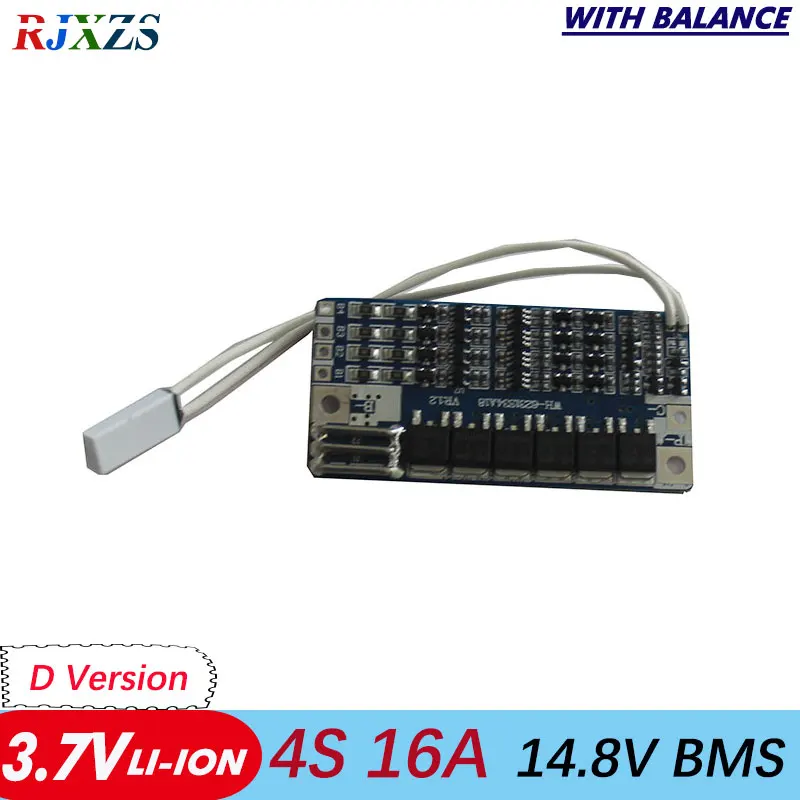 

4S 16A 14.8V 16.8V li-ion BMS PCM battery protection bms pcm with balancing for lithium LicoO2 Limn2O4 18650 li battery