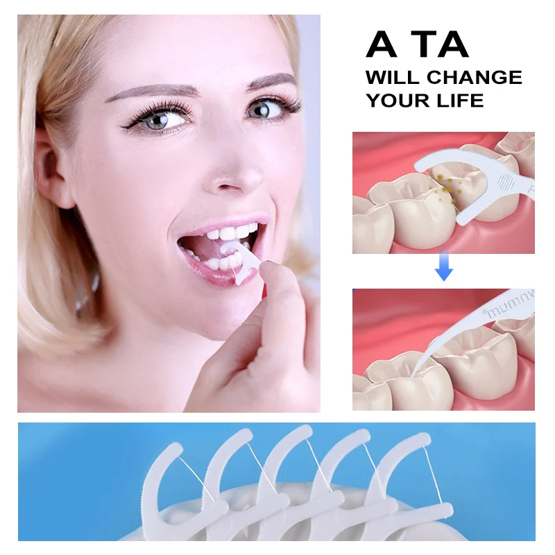 

Picks Teeth Toothpicks Stick Tooth Clean Oral Care Dental Flosser Dental Cleaning