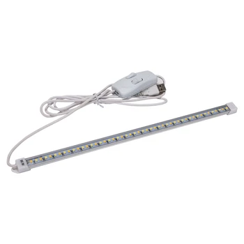 

LED Strip Lamp DC5V USB LED Rigid Bar Light 5W/8W Portable Hard Tube Switch Night School Reading Book Desk Lighting Bulb