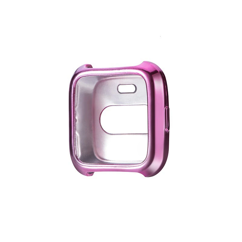 Essidi умный браслет чехол для Fitbit Versa смарт-браслет Proctive Чехол для Fitbit Versa фитнес-трекер аксессуары - Цвет: Фиолетовый