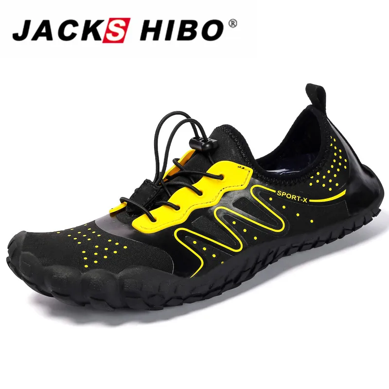 JACKSHIBO/кроссовки для мужчин обувь для воды летние уличная акваобувь пляжные дышащие босиком Рыбалка одежда заплыва спортивная обувь