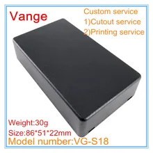 10 шт./лот Пластиковый корпус для инъекций IP54 ABS пластиковый корпус для электронного проекта 86*51*22 мм