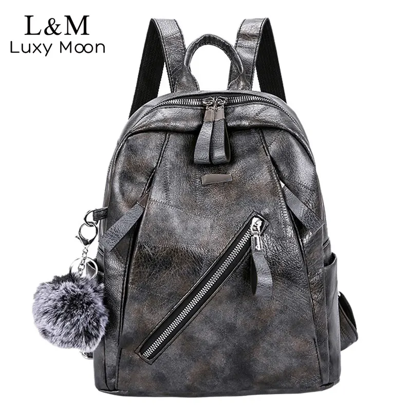 

Women Leather Backpacks For Girls School Backpack Female Travel Shoulder Bags Bagpack Ladies Casual Daypacks Mochilas New XA278H