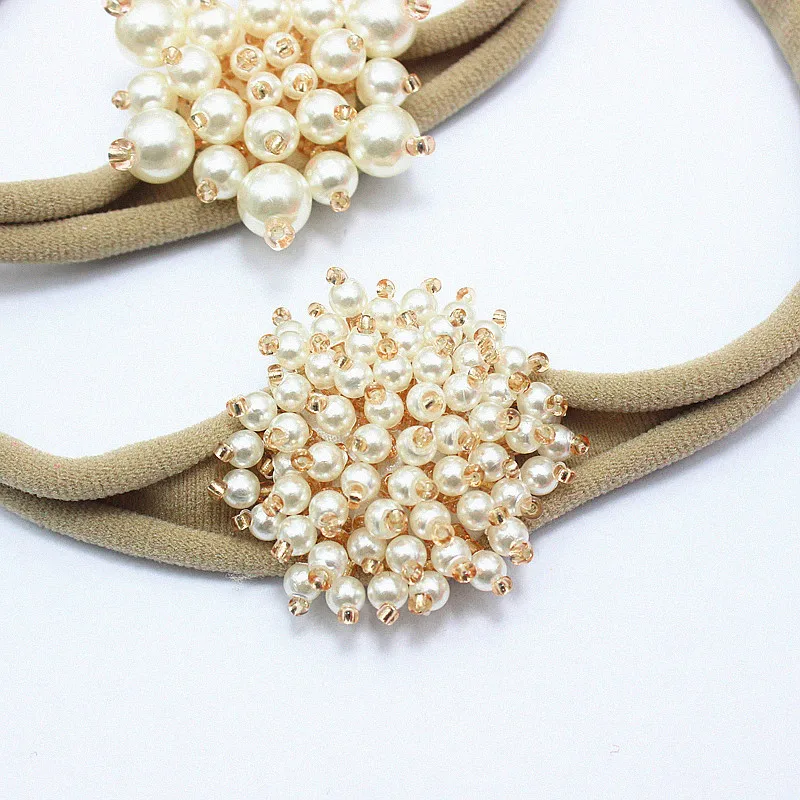 Женский обруч для волос с золотыми бусинами|hair accessories|headbands hair accessoriesnylon headbands |