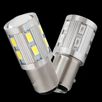 

Super bright Car led 1157 BAY15D P21/5W LED S25 5630 5730 Motorcycle Rear Brake Light Bulbs Taillights DRL White Yellow Red 12V