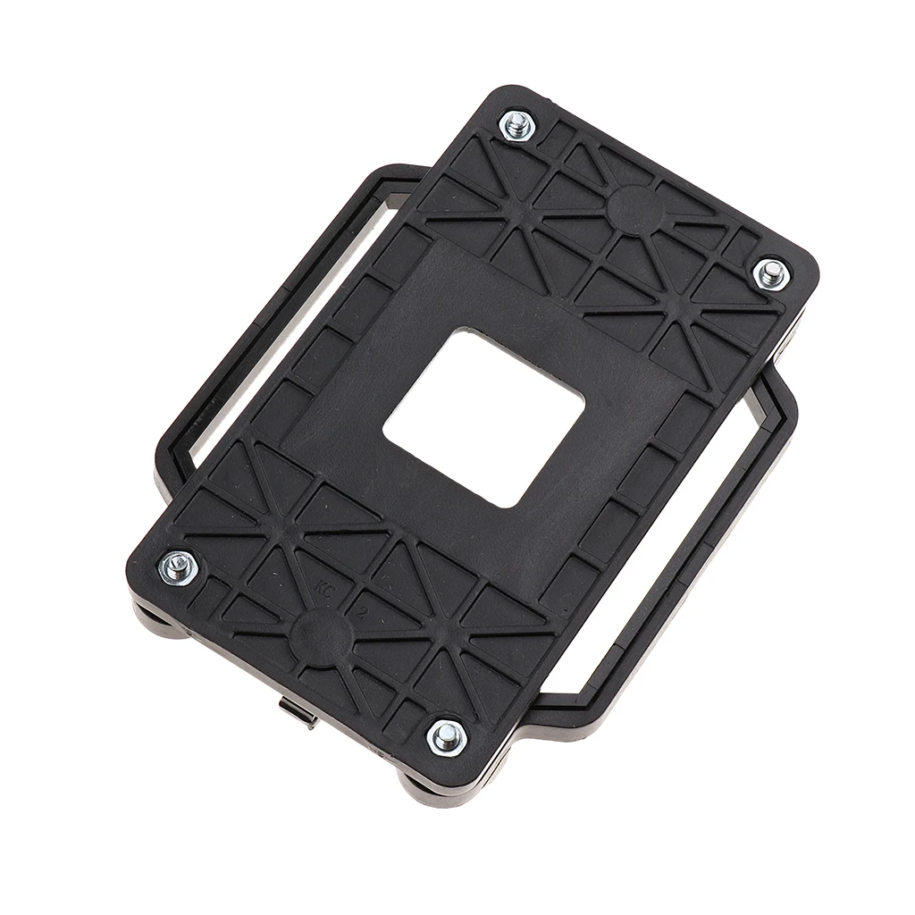 Black CPU Cooling Fan Bracket Base Stand for AM2 AM3 Socket with Back Plate