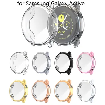 

New TPU Protector Shell Case for Samsung Galaxy Watch Active Watch Soft Screen Protection Cover for Galaxy Active Frame