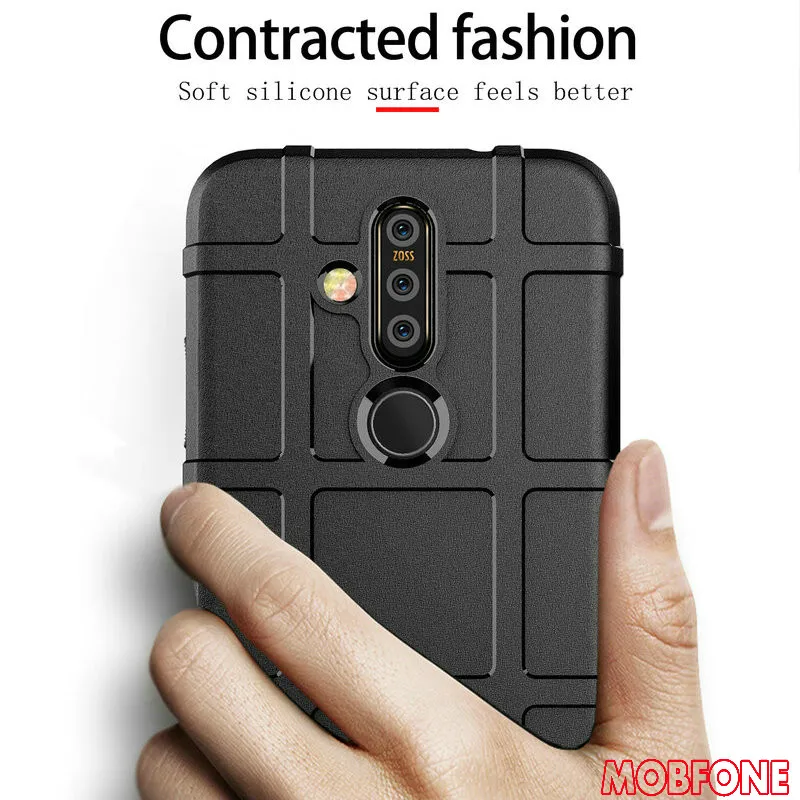 

For NOKIA X71 9 PureView Case Soft Silicone Rugged Shell 3.1 7.1 8.1 Plus Cover Heavy Duty Shockproof Armor 2.2 3.2 4.2 7.1 3.1