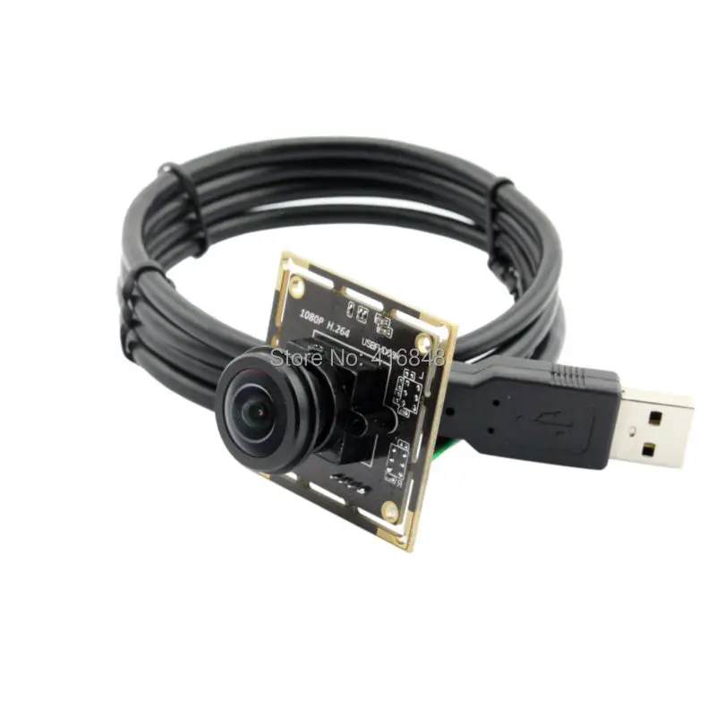 

HD 2.0Megapixel CCTV Camera Module PCB 1/2.9 SONY IMX322 1.56mm fisheye lens H.264 Low illumination 0.01lux usb camera board