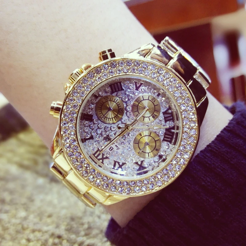 New Fashion Women Rhinestone Watches Lady Dress Watch Diamond Luxury