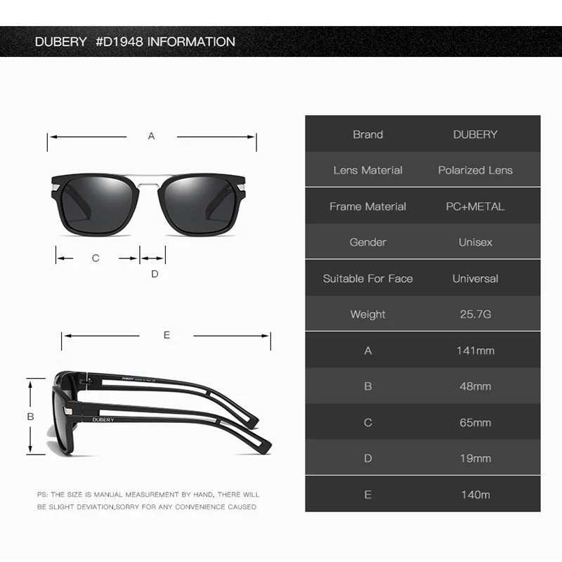 DUBERY Spuare, зеркальные солнцезащитные очки, фирменный дизайн, поляризационные солнцезащитные очки для мужчин, водительские оттенки, Мужские Винтажные Солнцезащитные очки для мужчин Oculos