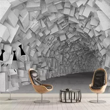 3D простое трехмерное пространство, стена для гостиной, профессиональная, на заказ, Высококачественная Фреска, с фабрики, обои, фреска, фото