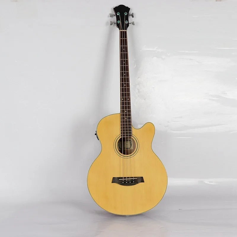 good quality 4 string electric acoustic bass guitarin Guitar from Sports & Entertainment on