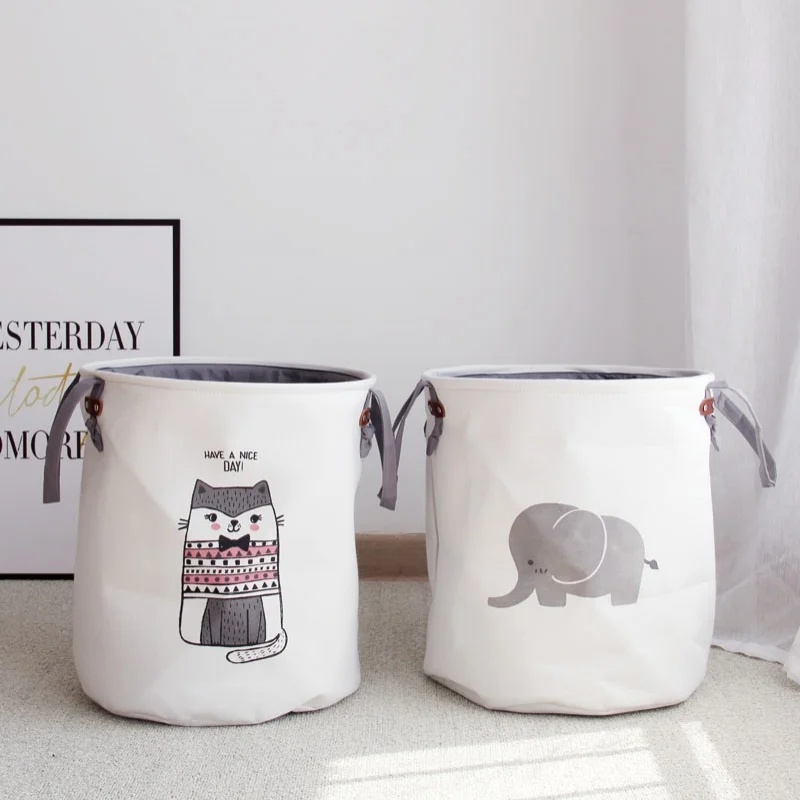 كبير سلة الغسيل القابلة للطي قماش الغسيل دلو سلة تخزين الألعاب المنزل الغسيل دلو المنظم أشتات صندوق تخزين