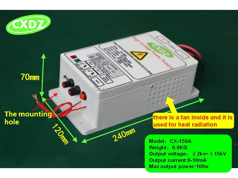 Высоковольтный источник питания двойной выход 3kv-4kv 6kv-8kv для очистителей воздуха ионизатор воздуха