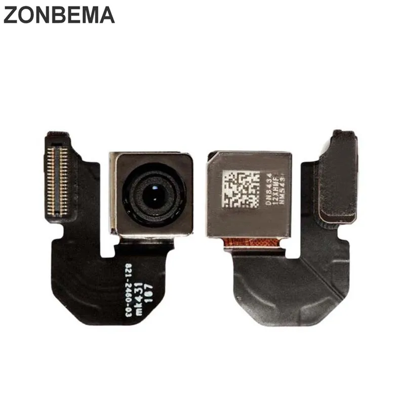 

ZONBEMA Original Test Back Rear Camera With Flash Module Sensor Flex Cable For iPhone 6 6 Plus 4.7" 5.5" Replacement Parts