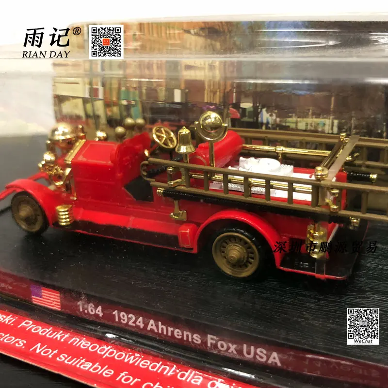 AMER 1/64 реальные игрушки 1924 Ahrens Fox США огонь двигатель литый под давлением