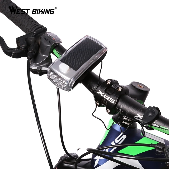 Best Price WEST BIKING Cycling 4 LED Solar Power Lights USB Charging Bike Front Light Lamp with Mount Clip Headlight Speaker Bicycle Lights Best Price WEST BIKING Cycling 4 LED Solar Power Lights USB Charging Bike Front Light Lamp with Mount Clip Headlight Speaker Bicycle Lights