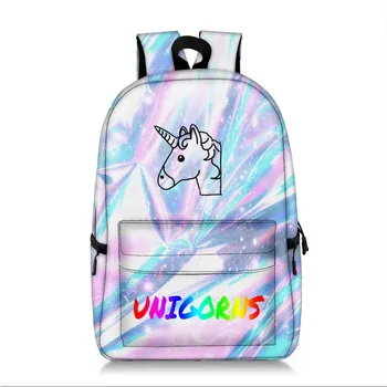 

Colorful Unicorn Students Backpack Cartoon Children School Bags Backpack for Teenager Girls Book Bag Women Laptop Backpack