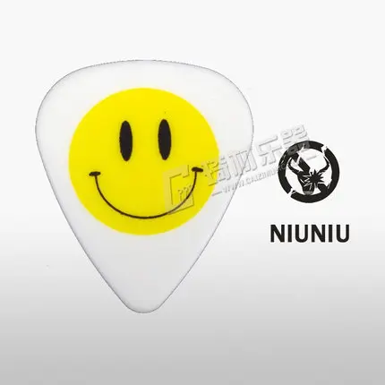 

Standard Shape "Have A Nice Day" Happy Smiley Face Guitar Pick Plectrum Mediator 1.0mm, 1/piece