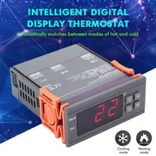 Универсальный Цифровой температурный контроллер 90-250 В цифровой регулятор дисплея контроллер инкубатор с постоянной температурой Автоматический зонд