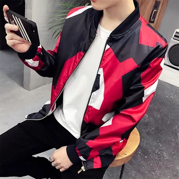 

2019 New Arrival Spring Autumn Men's Thin Jackets Male Casual Slim Stand Collar Bomber Jacket Men Overcoat Man Coat Plus size